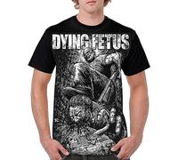 Doakais Dying Fetus T T-Shirts Hemden Mens Cool Round Neck Full Cover Printed Tees(Large)