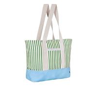 Dock & Bay Canvas Strandtasche - Große Sommer Strandtasche mit Reißverschluss - Olive Grove