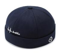 Docker MüTze Sommer Herren Verstellbar Cap100% Baumwolle Damen Cotton Docker Cap Seemannsmütze Hafenmütze Original Dockermütze Herren Sommer Brimless Hat Kopfbedeckung Seemannskappe
