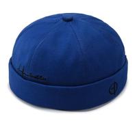 Docker MüTze Sommer Herren Verstellbar Cap100% Baumwolle Damen Cotton Docker Cap Seemannsmütze Hafenmütze Original Dockermütze Herren Sommer Brimless Hat Kopfbedeckung Seemannskappe