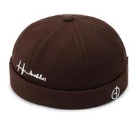Docker MüTze Sommer Herren Verstellbar Cap100% Baumwolle Damen Cotton Docker Cap Seemannsmütze Hafenmütze Original Dockermütze Herren Sommer Brimless Hat Kopfbedeckung Seemannskappe