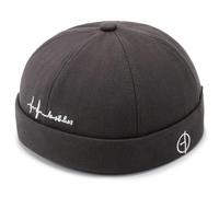 Docker MüTze Sommer Herren Verstellbar Cap100% Baumwolle Damen Cotton Docker Cap Seemannsmütze Hafenmütze Original Dockermütze Herren Sommer Brimless Hat Kopfbedeckung Seemannskappe