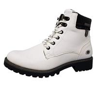 Dockers by Gerli 43FA307, Damen Combat Boots, Weiß (Weiss/schwarz 501), 40 EU (6 UK)