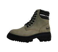 Dockers by Gerli Damen Combat Boots, Frauen Stiefeletten,warm gefüttert,uebergangsschuhe,uebergangsstiefel,schnürstiefel,Khaki,39 EU