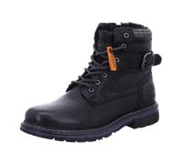 Dockers by Gerli Herren Combat Boots, Männer Stiefeletten,warm gefüttert,uebergangsschuhe,uebergangsstiefel,Winterschuhe,schwarz,45 EU
