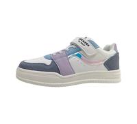 Sneaker DOCKERS BY GERLI, Kinder, Gr. 36, weiß (weiß, multi), Lederimitat, sportlich, Schuhe, Retro Sneaker, Klettschuh, Freizeitschuh mit Gummizug (40499439-36) weiß, multi