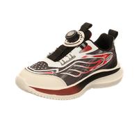 Sneaker DOCKERS BY GERLI, Mädchen, Gr. 35, schwarz, rot, Textil, Schuhe Sneaker, Pride Sneaker, Slip-On Sneaker, Freizeitschuh mit Schnellverschluss (61323952-35) schwarz, rot