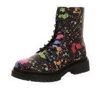 Dockers by Gerli Damen Schuhe Boots Schnürboots Schnürstiefeletten, Farbe:Mehrfarbig, Schuhgröße:EUR 38, Artikel:-170 Black/red