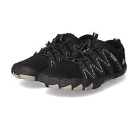 Barfußschuh DOCKERS BY GERLI, Kinder, Gr. 33, schwarz (schwarz, grau), Synthetik, Textil, Schuhe Barfußschuh, Barfußschuh, Sneaker, Schlupfschuh für Outdoor (57178954-33) schwarz, grau
