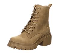 Dockers by Gerli Damen Combat Boots, Frauen Stiefeletten,warm gefüttert,uebergangsschuhe,uebergangsstiefel,schnürstiefel,braun,39 EU