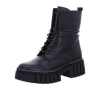 Dockers by Gerli Damen Combat Boots, Frauen Stiefeletten,schnürstiefel,Stiefel,Booties,halbstiefel,Kurzstiefel,schwarz,41 EU
