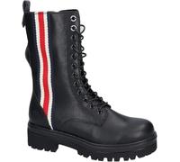 Dockers by Gerli Damen 49HL203 Mode-Stiefel, schwarz/rot, 38 EU