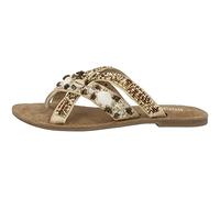 Dockers by Gerli Damen 50PI202 Flache Sandale, Sand, 37 EU