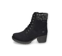 Dockers by Gerli Damen Combat Boots, Frauen Stiefeletten,uebergangsschuhe,uebergangsstiefel,schnürstiefel,Stiefel,Bootee,allblack,37 EU