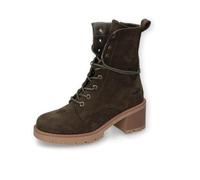 Dockers by Gerli Damen Combat Boots, Frauen Stiefeletten,warm gefüttert,Winterstiefel,Winterschuhe,Stiefel,Bootee,Booties,Khaki,40 EU