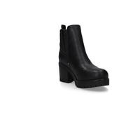 Dockers by Gerli Stiefel 37CE221 Chelsea-Boots Damen Reißverschluss PU Schwarz EU 40