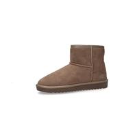 Dockers by Gerli Damen Stiefeletten Valuta, Wechselfußbett, warm gefüttert, Taupe Gr. 37