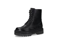 Dockers by Gerli Damen Erwachsene Schnür-Stiefeletten 57AZ202 Weite normal Reißverschluss Polyurethan (PU) allblack (101) 37 EU