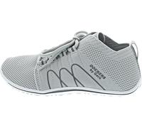 Barfußschuh DOCKERS BY GERLI, Damen, Gr. 38, grau (hellgrau, grau), Textil, sportlich, Schuhe, Sneaker, Schnürschuh mit Wechselfußbett, Topseller (54968114-38) hellgrau, grau