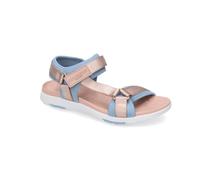Dockers by Gerli Damen Klassische Sandalen, Frauen Sandalen,Badesandalen,Wasserschuhe,Aquaschuhe,Klettverschluss,rosa/blau,39 EU