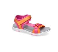 Dockers by Gerli Damen Klassische Sandalen, Frauen Sandalen,Freizeitschuhe,offene Schuhe,Strandschuhe,badeschuhen,orange/Multi,37 EU