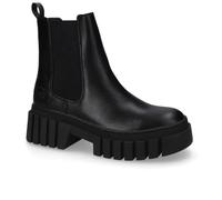 Dockers by Gerli Damen Klassische Stiefeletten, Frauen Stiefeletten,Wechselfußbett,flach,Boots,Stiefel,Bootee,Booties,schwarz,39 EU