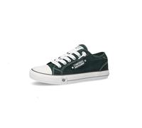 Dockers by Gerli Damen Low-Top Sneaker, Frauen Halbschuhe,Freizeitschuhe,Laufschuhe,schnürschuhe,schnürer,Business,dunkelgrün,42 EU