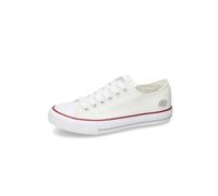 Dockers by Gerli Damen Low-Top Sneaker, Frauen Halbschuhe,schnürschuhe,schnürer,Business,Freizeit,straßenschuhe,Weiss,38 EU