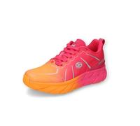 Dockers by Gerli Damen Low-Top Sneaker, Frauen Halbschuhe,Sportschuhe,Freizeitschuhe,Turnschuhe,Laufschuhe,schnürer,orange/Multi,40 EU