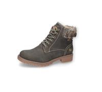 Dockers by Gerli Damen Schnürstiefeletten, Frauen Stiefeletten,warm gefüttert,schnürboots,reißverschluss,Stiefel,Bootee,Bottle,39 EU