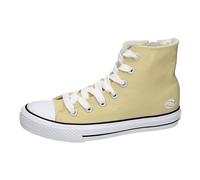 Dockers by Gerli Damen Schuhe Sneaker Schnürschuh High Top Sneaker Canvas, Farbe:Beige, Schuhgröße:EUR 39, Artikel:-400 Natural
