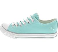 Dockers by Gerli Damen Schuhe Sneaker Schnürschuh Turnschuh Sneaker Canvas, Farbe:Türkis, Schuhgröße:EUR 39, Artikel:-640 turqouis