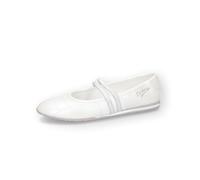 Dockers by Gerli Damen Slipper, Frauen Slip On,Office,Freizeit,Mokassins,Halbschuhe,Slip-ons,Slides,Schlupfschuhe,Weiss/Silber,41 EU