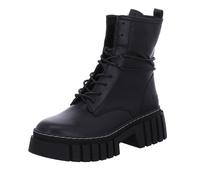 Dockers by Gerli Damen Plateau Stiefeletten Schwarz, Schuhgröße:EUR 38