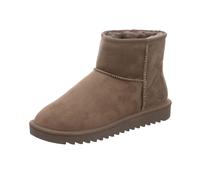 Dockers by Gerli Damen Klassische Stiefeletten, Frauen Stiefeletten,Wechselfußbett,warm gefüttert,halbstiefel,Kurzstiefel,Taupe,38 EU