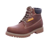 Dockers by Gerli Herren Combat Boots, Männer Stiefeletten,warm gefüttert,Winterschuhe,Stiefel,Bootee,Booties,halbstiefel,Cognac,42 EU