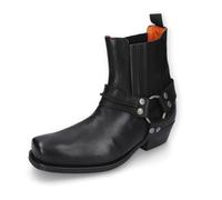 Dockers by Gerli Herren Ankle Boots, Männer Boots,Stiefel,Kurzstiefel,Booties,nieten,schwarz,43 EU