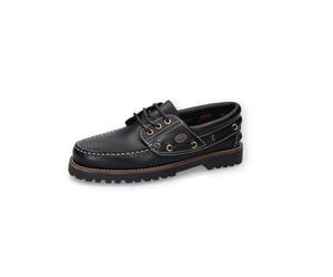Dockers by Gerli Herren Bootsschuhe, Männer Bootsschuhe,Mokassins,Sommerschuhe,Boat-Shoes,sportlich,Leder,Segelschuhe,schwarz,47 EU