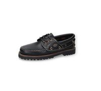 Dockers by Gerli Herren Bootsschuhe, Männer Bootsschuhe,sportlich,Leder,Segelschuhe,docksider,Halbschuhe,Slipper,schwarz,46 EU
