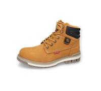 Dockers by Gerli Herren Stiefelette Combat Boots Leder Golden Tan Größe 41 EU