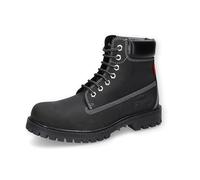Dockers by Gerli Herren Combat Boots, Männer Stiefeletten,uebergangsstiefel,schnürstiefel,Stiefel,Bootee,Booties,schwarz,42 EU
