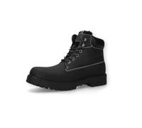 Dockers by Gerli Herren Combat Boots, Männer Stiefeletten,warm gefüttert,Kurzstiefel,uebergangsschuhe,uebergangsstiefel,schwarz,43 EU