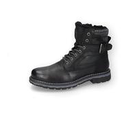 Dockers by Gerli Herren Combat Boots, Männer Stiefeletten,warm gefüttert,uebergangsschuhe,uebergangsstiefel,Winterschuhe,schwarz,42 EU