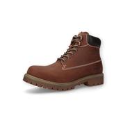 Dockers by Gerli Herren Combat Boots – warm gefüttert Schnürstiefel Cognac 41 EU