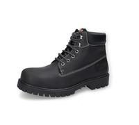 Dockers by Gerli Herren Combat Boots, Männer Stiefeletten,warm gefüttert,uebergangsstiefel,schnürstiefel,Winterstiefel,schwarz,41 EU