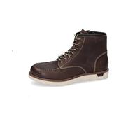 Schnürboots DOCKERS BY GERLI, Herren, Gr. 42, braun (schoko), Leder, Basic, Schuhe, Boots, Freizeitschuh mit gepolsterter und herausnehmbarer Innensohle (71268520-42) schoko