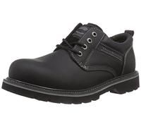 Dockers by Gerli Herren Erwachsene Schnürschuh 23DA005 Weite normal Schnürung Leder schwarz (100) 41 EU