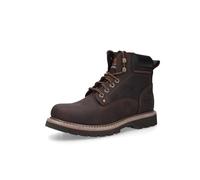 Dockers by Gerli Herren Erwachsene Sportliche Schnürer 23DA004 Weite normal Schnürung Leder Cafe (320) 42 EU