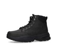Dockers by Gerli Herren Combat Boots, Männer Stiefeletten,wasserabweisend,warm gefüttert,schnürstiefel,winterstiefel,allblack,43 EU