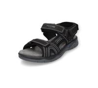 Riemchensandale DOCKERS BY GERLI Gr. 44, schwarz Herren Schuhe Sandalen mit praktischen Klettverschlüssen (83694658-44)